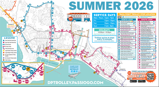 Dana Point Trolley map