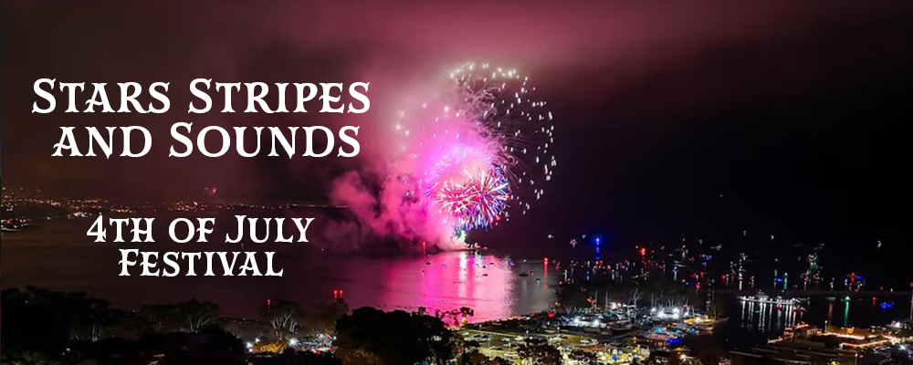 Stars Stripes and Sounds 4th July Festival banner