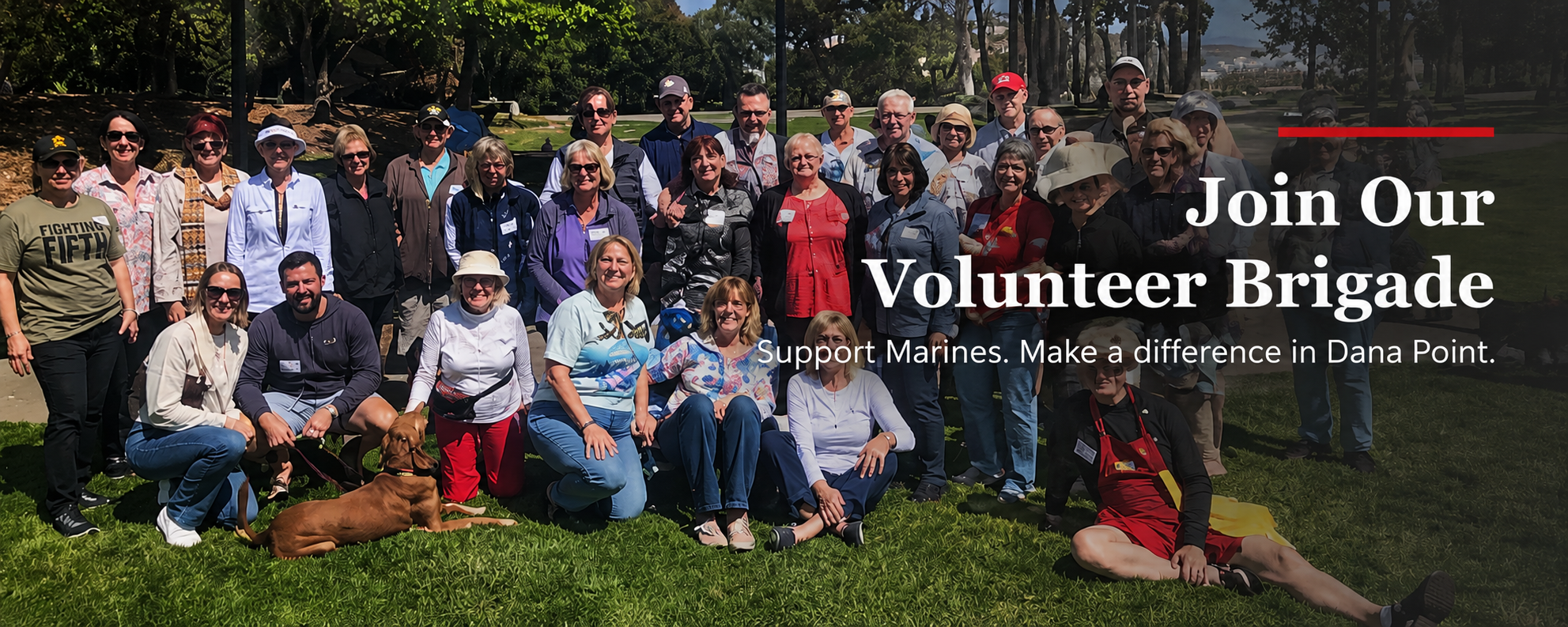 Volunteer for charity - Dana Point 5th Marine Regiment Support Group