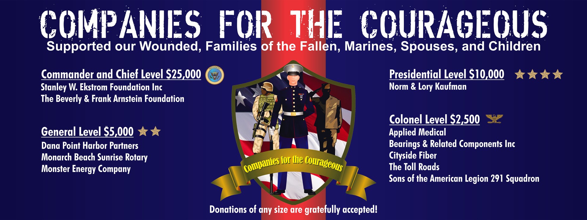 Companies for the Courageous Banner