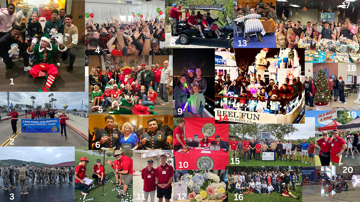 Dana Point Charity Volunteer Collage
