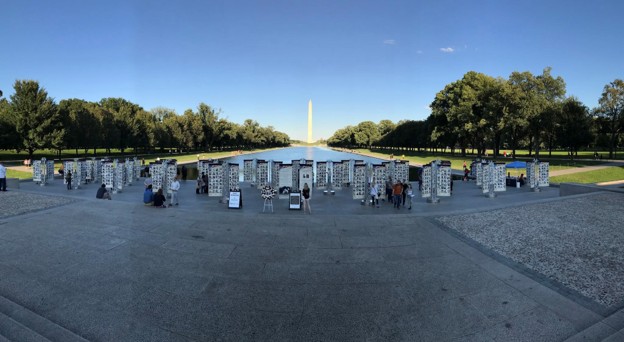 Remembering Fallen tribute on Washington Mall